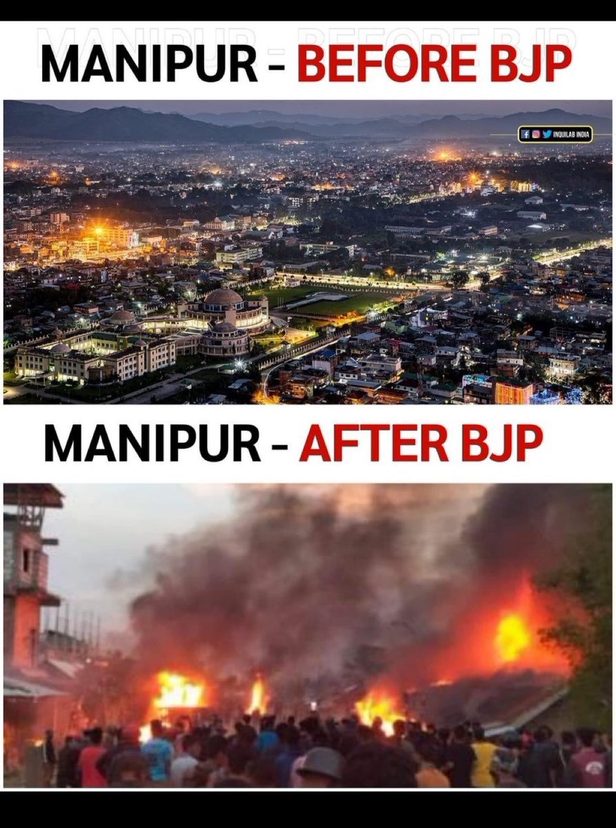 KirtiAzaad's tweet photo. सावधान भारतीयों 

आज मणिपुर कल पूरा देश है।

भारत जलाओ पार्टी अपने पूरे 
शबाब पर।

समय आ गया है 2024 मैं इनको 
उखाड़ फेंको।

इनका झोला उठाकर निकलने का वक़्त आ गया है।
#Manipur_violence 
#ManipurBurning 
#ManipurCivilWar 
#ManipurViolence 
#ManipurTribals https://t.co/hOxjA5oJWx