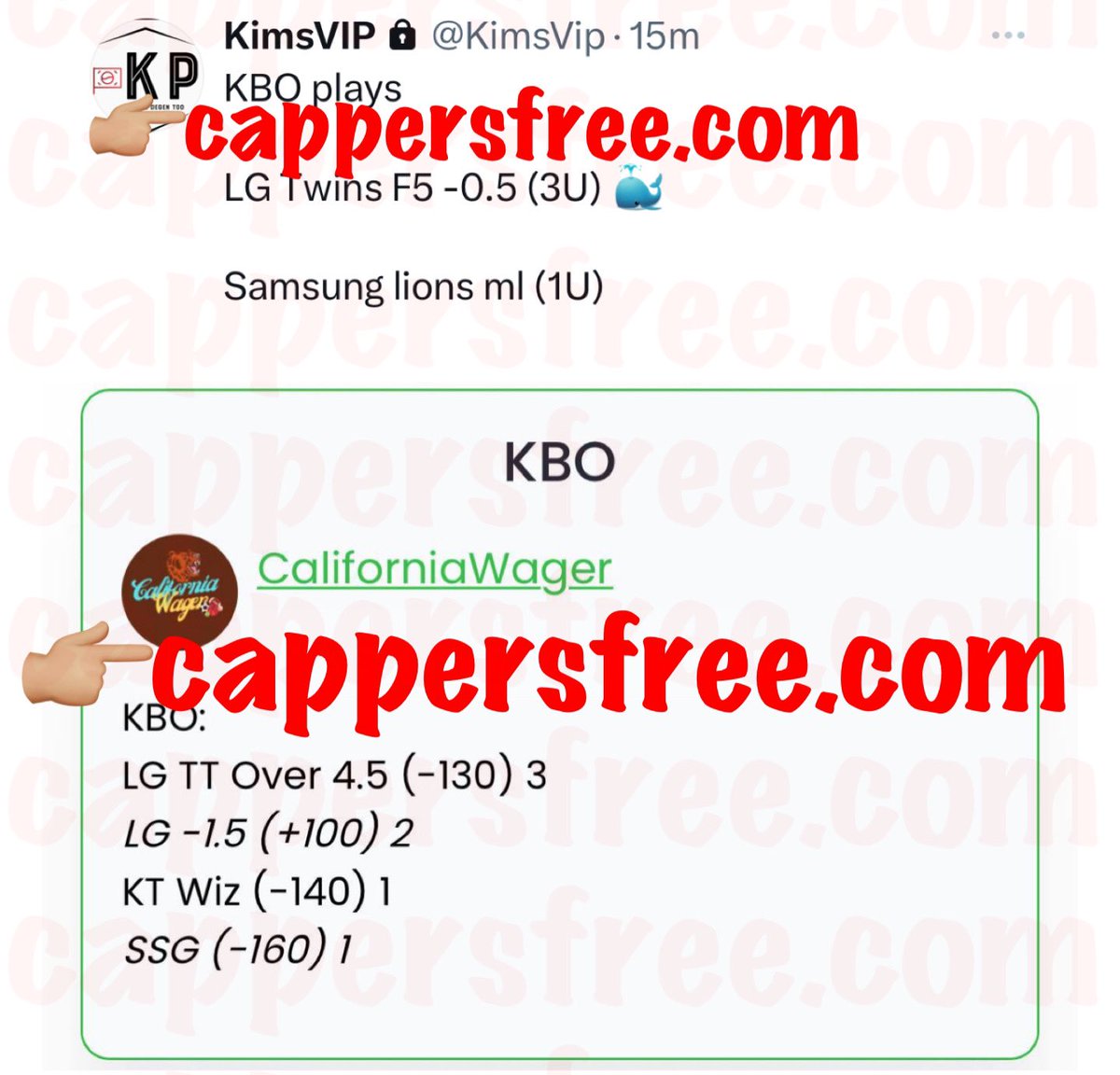 cappersforfree's tweet image. #KimsPicks &amp;amp; #CaliforniaWager