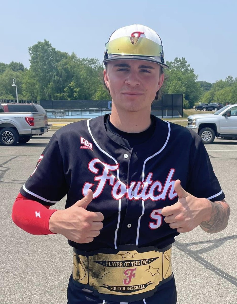 Congratulations to Corbin Reed for being the 17U Foutch Select (@JeremyG79600036) player of the game on Friday against USA Prime. Corbin is a rising senior @CorunnaBaseball @Mid_Baseball #uncommitted2024