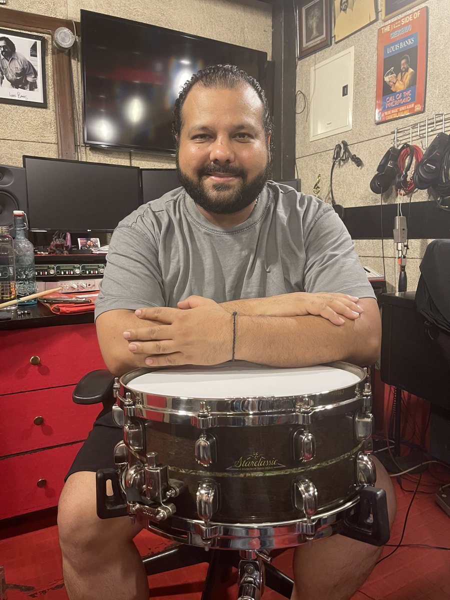 Just serviced and polished a 15 years old Tama Starclassic G Maple snare for @ginobanksmusic sir. The snare looks great and new now. Also had a great and fruitful conversation yesterday. Great news coming up soon. 
#drums #drum #tama