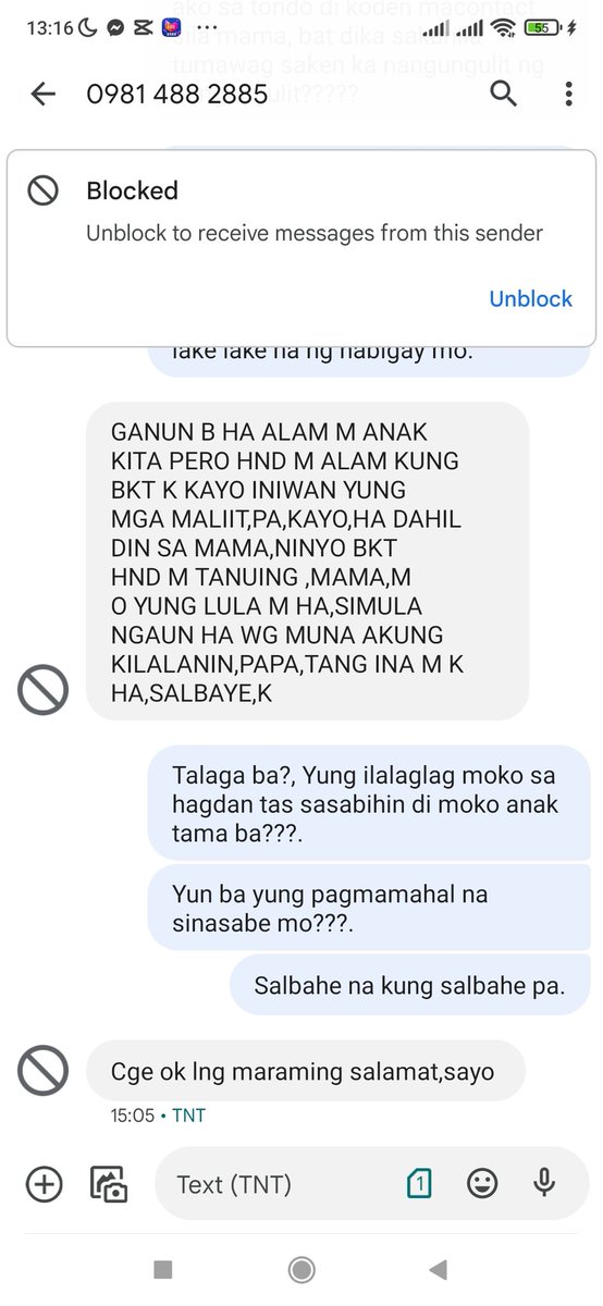 Ikaw yung unang lalakeng nagmahal saken, pero ikaw den yung unang lalakeng dumurog saken ng sobra, halos gumuho yung mundo ko, andame kong gustong sabihin sayo pero wag nalang haha, happy fathers day pa i hope ur happy and pls takecare urself always missu!🙁🙁