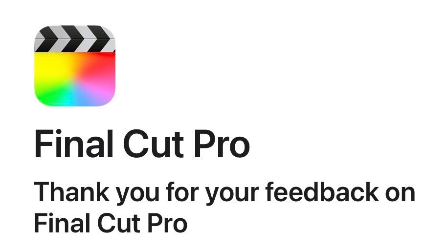 🐞I've submitted my 5th bug report for Final Cut Pro 10.6.6. This update is an embarrassment to Apple, and it's a shame it was ever published.

If you are a FCP user and you notice bugs, report them! Apple reads the feedback.

Please, @AppleSupport, save this app. #FCPX