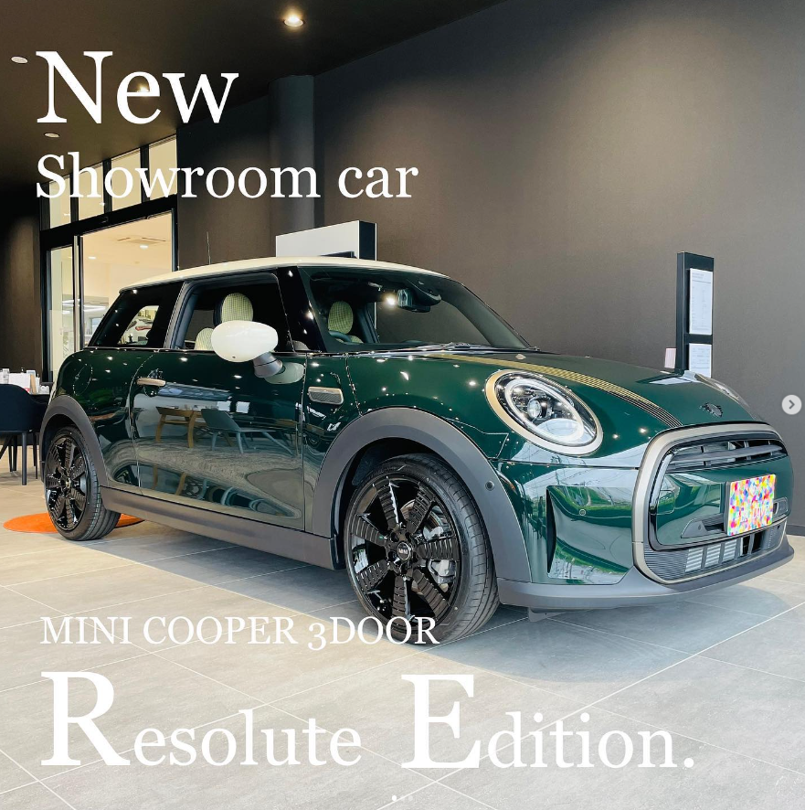 GlanzMini's tweet photo. 【MINI千葉】
この色使い、なんか良い！
只今展示中です！

#MINI千葉 #MINI3door #resoluteedition #minicooper https://t.co/FdbwfKKsLP