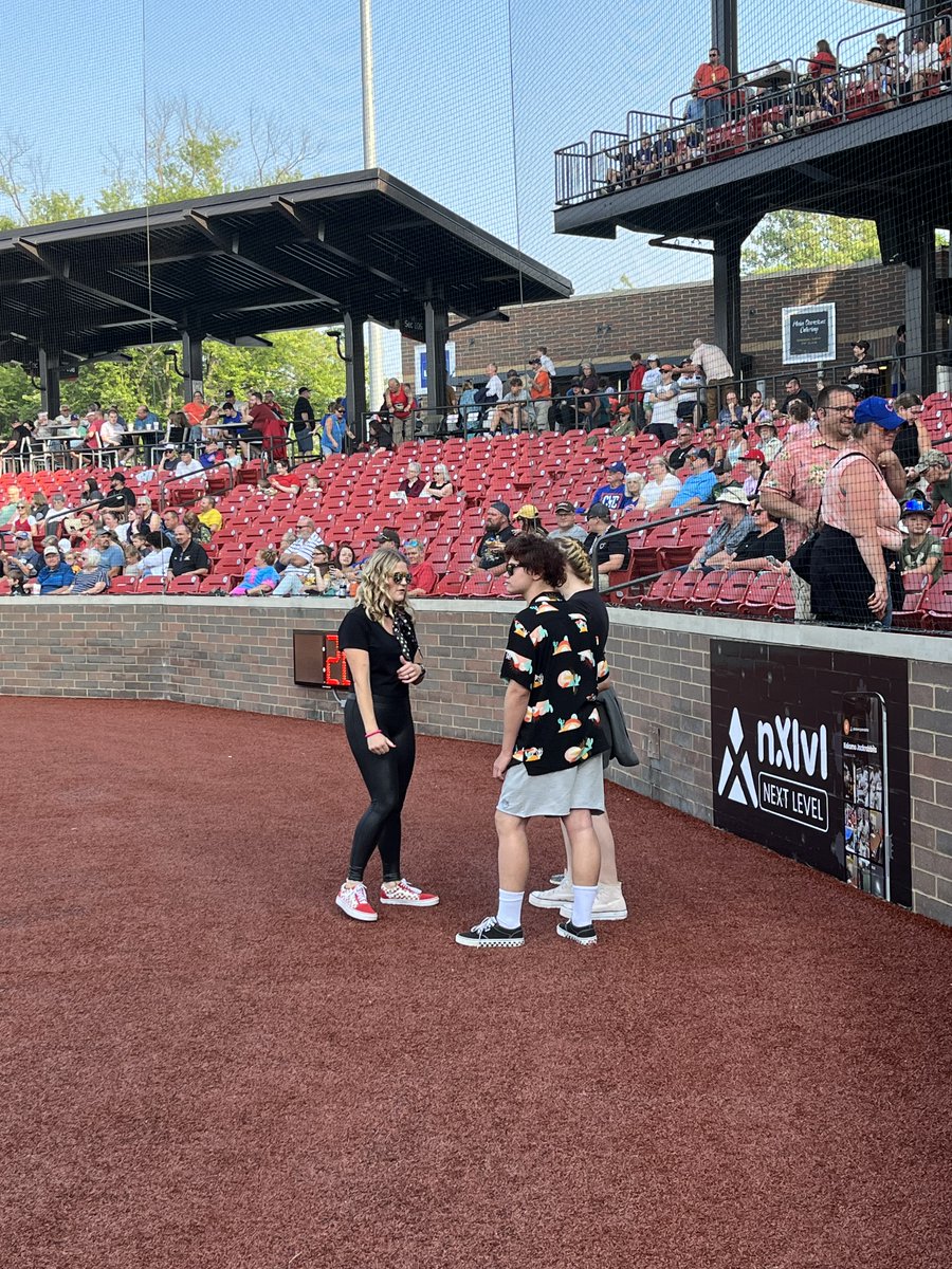 AldenWagaman's tweet photo. TC Choir Students - Emily Partlow, Noah Stucker, and Morfan Sulfridge sang The National Anthem before tonights Kokomo Jackrabbits Game!  Excellent Singing and The Jackrabbits Won! @TCPrincipalLong @driggsy1 https://t.co/1bxmeIX82D