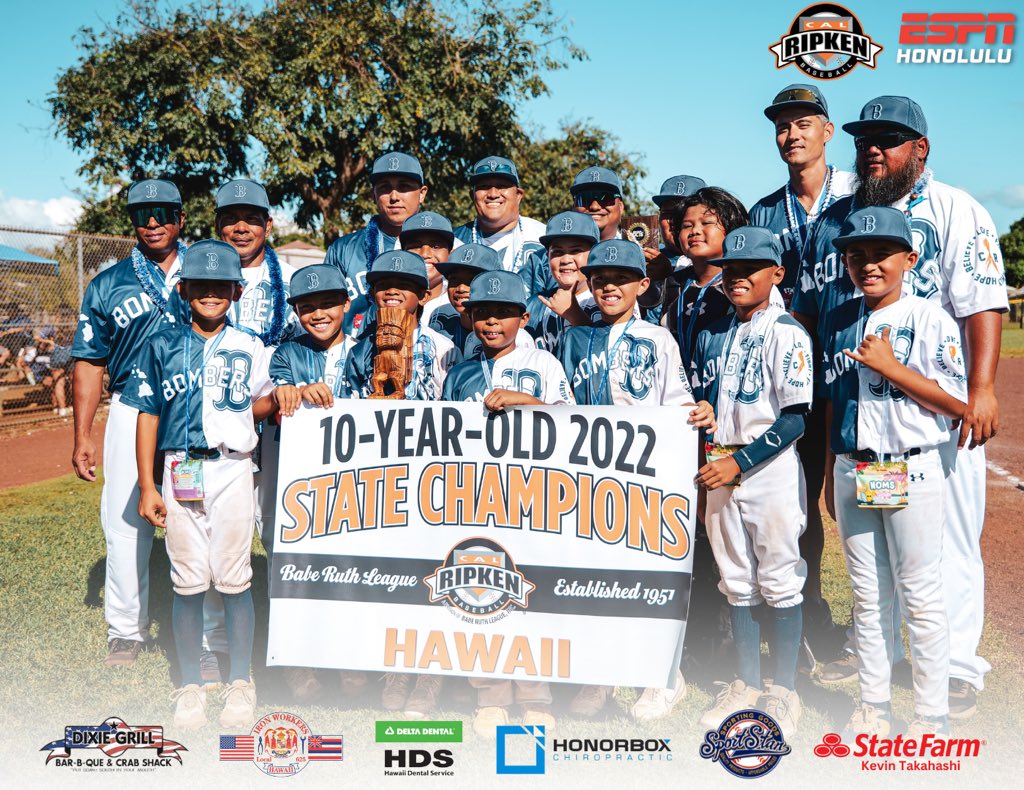 ESPN Honolulu on Twitter "WESTSIDE BOMBERS WIN THE 10U CAL RIPKEN