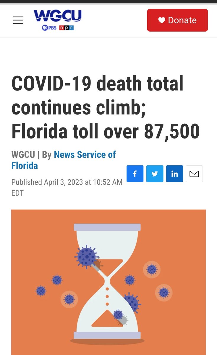 Only DeSantis would take a victory lap after < 90,000 people died from covid due to his political ambitions. Think about it, DeSantis let people die because he felt it would help his 'freedom' narrative. He let people die so he could dance on their graves on his way to the W.H.