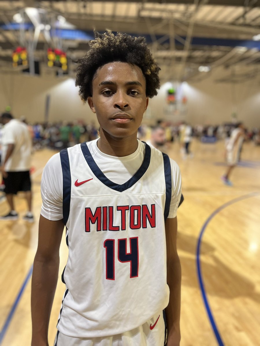 Anthony Gause 6’3 G 2024 Milton

-AG second half was crucial to Milton’s win over Mainland in his introduction to the Ga hoop scene. He connected on multiple and1 drives, knocked down some big 3s and played well within the system. A top xfactor amongst all games on ct 8 today.