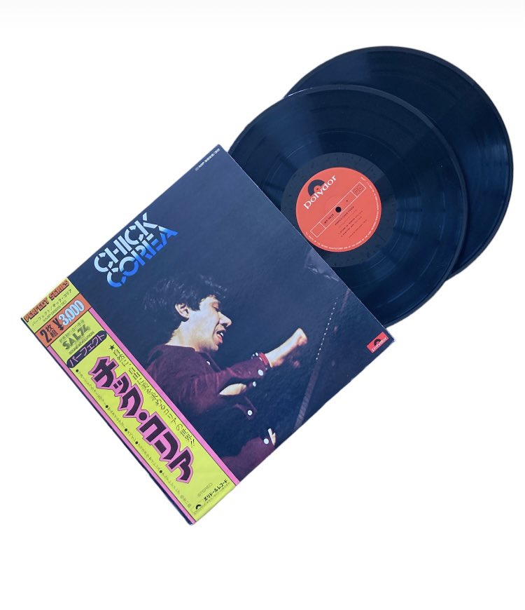 ynr2021's tweet photo. CHICK COREA / PERFECT SERIES

国内盤/2枚組/C1キズ

#chickcorea #perfectseries #piano #electricpiano #obi #yesterdaysnewrecords #ynr #jazz #record #wax #crates #vinyl #vintage #ジャズ #レコード #newarrival https://t.co/5n8bs2upE6
