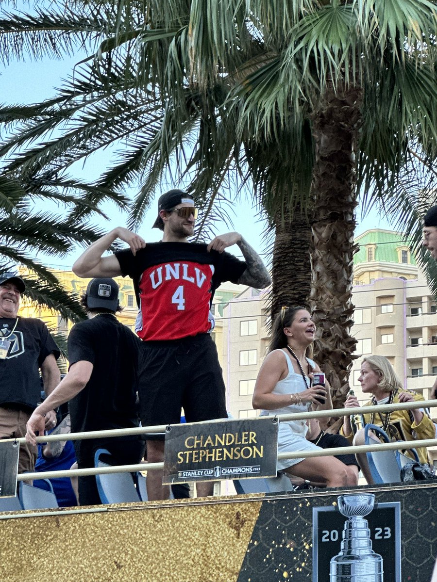 For the locals #LasVegas #UNLV #StanleyCupParade