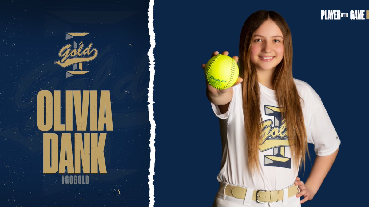 Game 2 POG, Liv Dank! 1 for 2 with 2 RBI and a run scored.
#gogold #whateverittakes #haveaplan