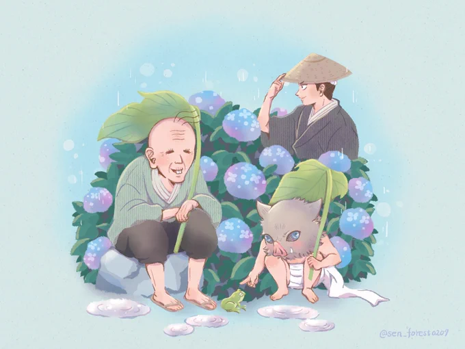 山も雨の季節ですね。
