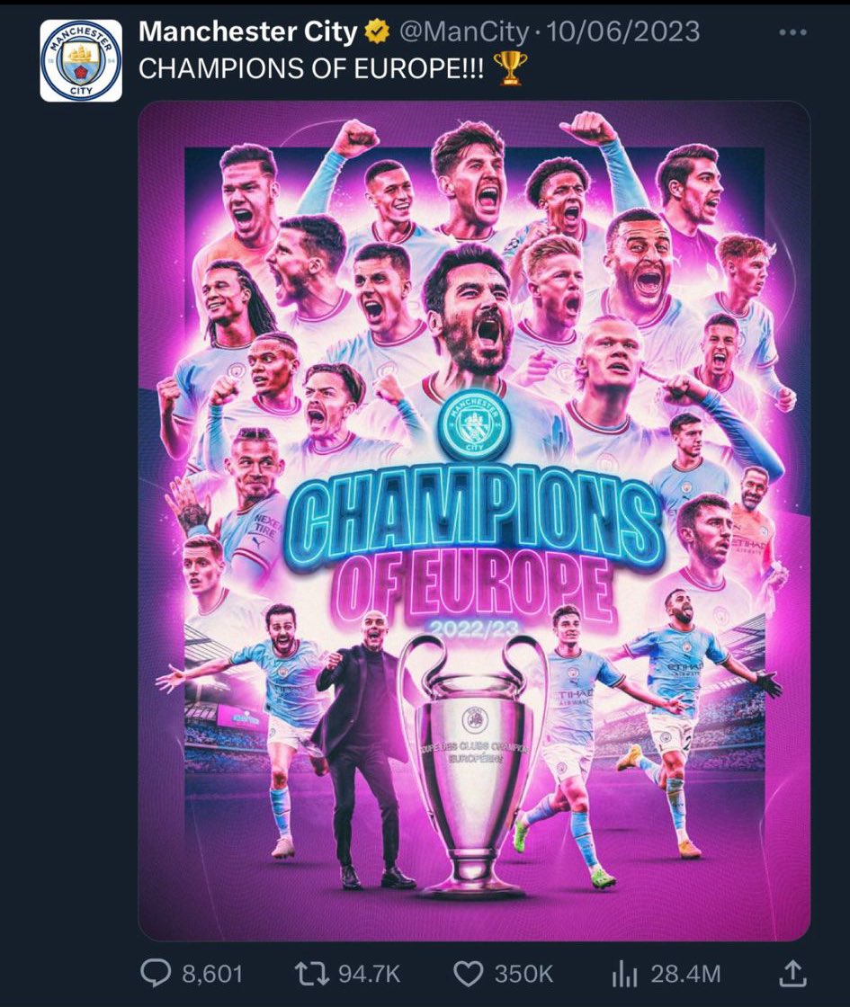 No way Speed meeting Ronaldo did more numbers than City winning the treble 😭😂