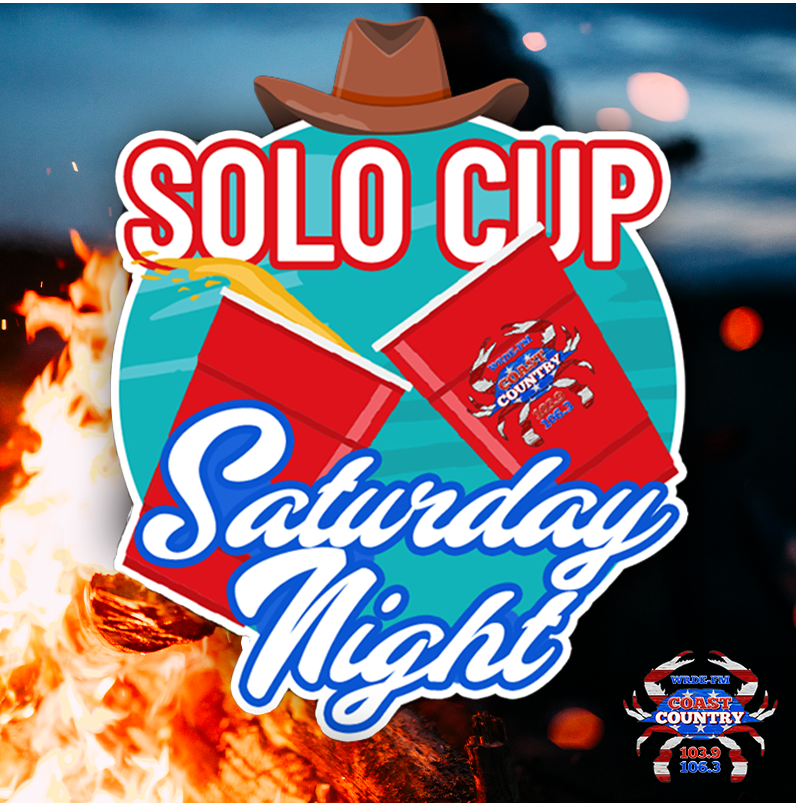 coastcountryfm's tweet photo. It's time to party, Delmarva! It's Solo Cup Saturday Night with Jared on your #DelmarvaProud station! Raise those cups high! 🤠
#CoastCountry #SoloCupSaturdayNight #RaiseEmUp #PartyTime https://t.co/J9PqxN63qg