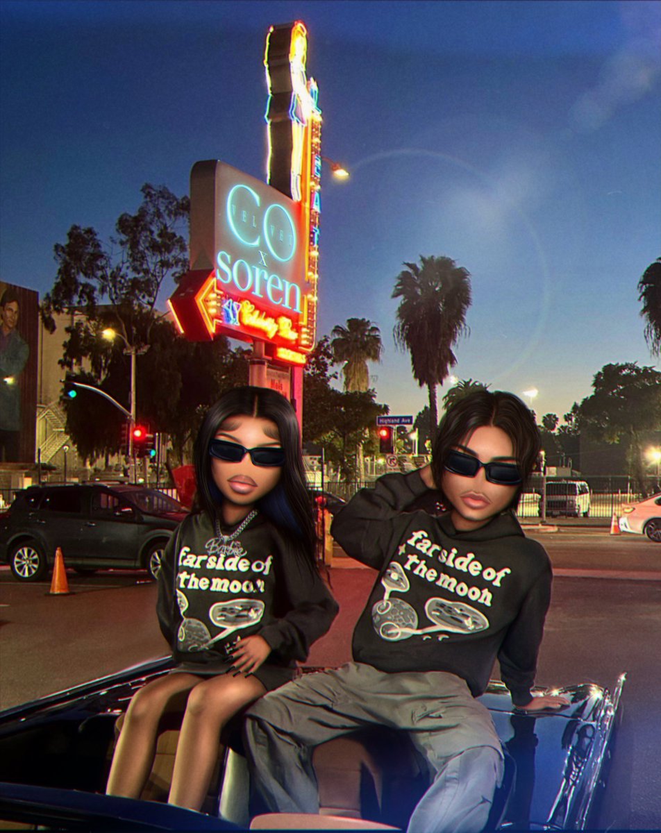 NeokiMaenaj's tweet photo. Neoki Maenaj &amp; Soren Demie for SorenXVelvetCo’s “Soren’s Glasses.” https://t.co/QFabOBDUZn