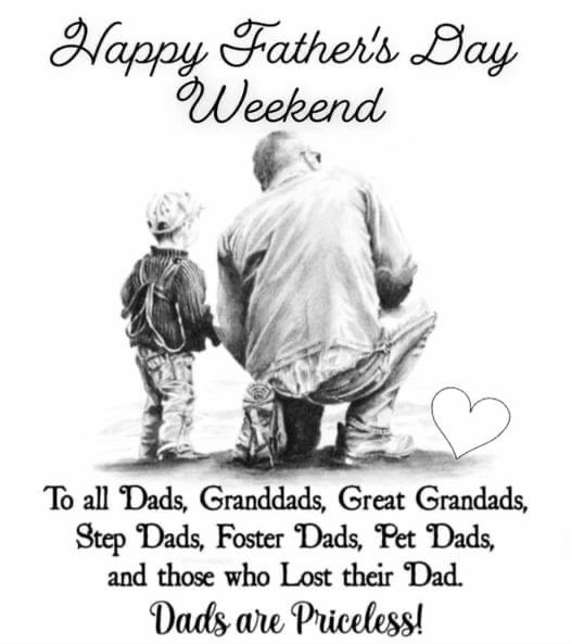 Happy Fathers Day to all you amazing Dads!  💖🙏🏼
( ͡ᵔ ͜ʖ ͡ᵔ )