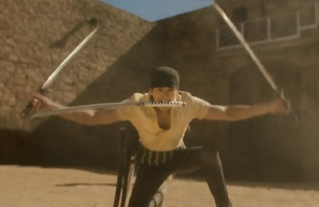 One Piece Live Action Zoro Three Sword Style 