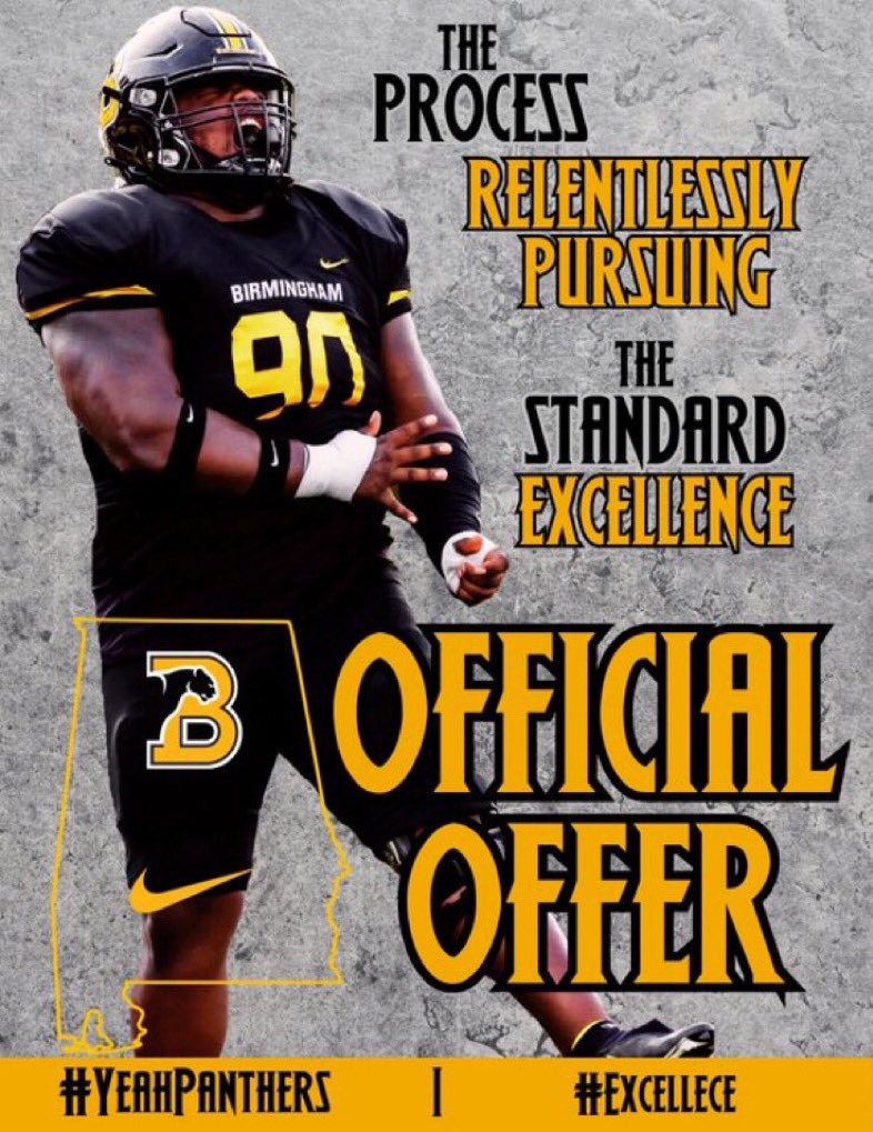 More than blessed to receive my first offer from Birmingham Southern College💛🖤