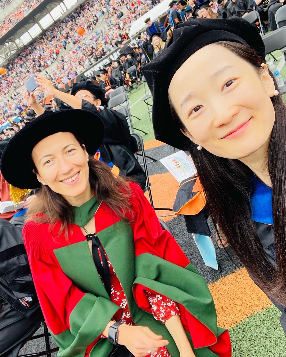 Proud advisor moment. <a href="/erica_fischer/">Erica Fischer</a> and I are proud of you Dr. Qi Sun. Big Congratulations 🎊🎉