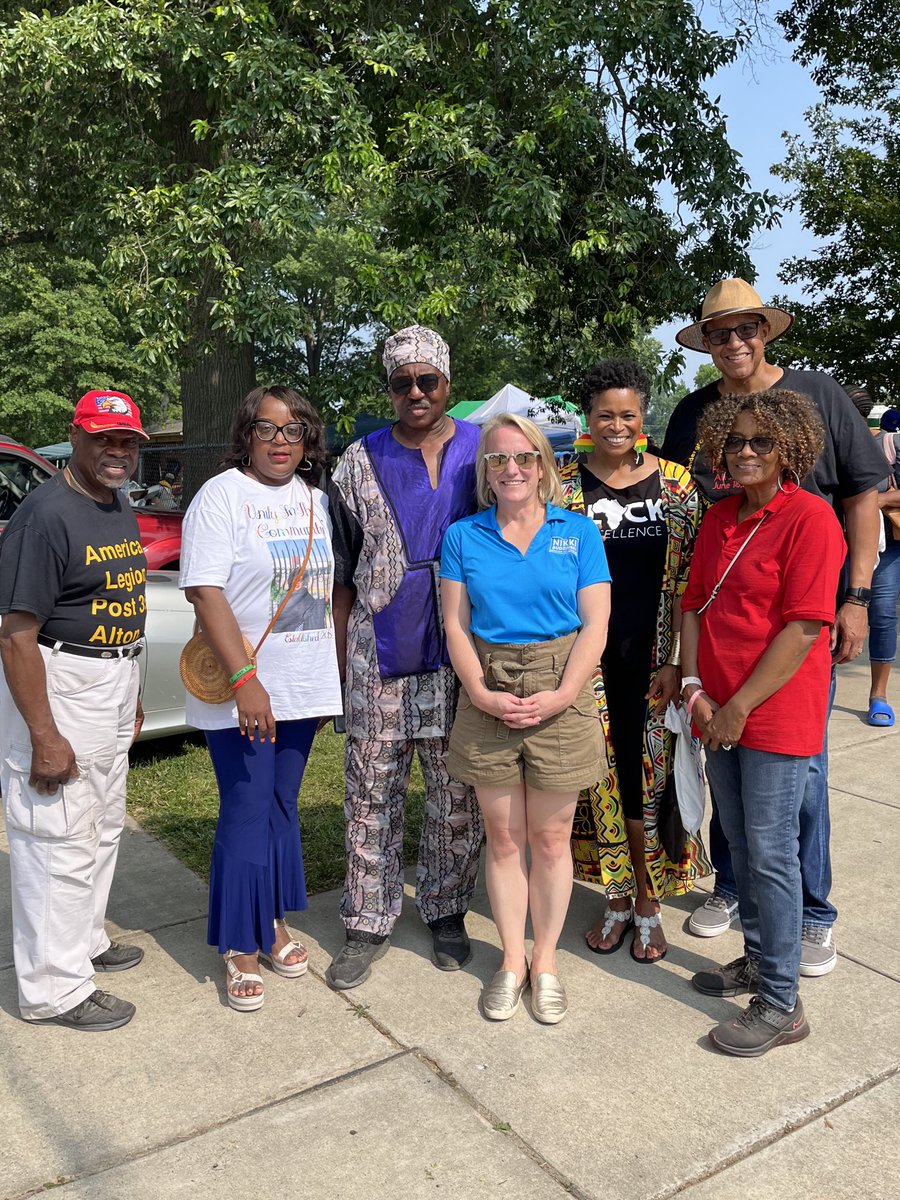 NikkiBudzinski's tweet image. I was honored to have the opportunity to speak at the Alton Juneteenth celebration today. It was great to celebrate freedom, resilience and progress with you!

Let's continue to amplify voices, celebrate diversity and work toward a future of equality and justice.