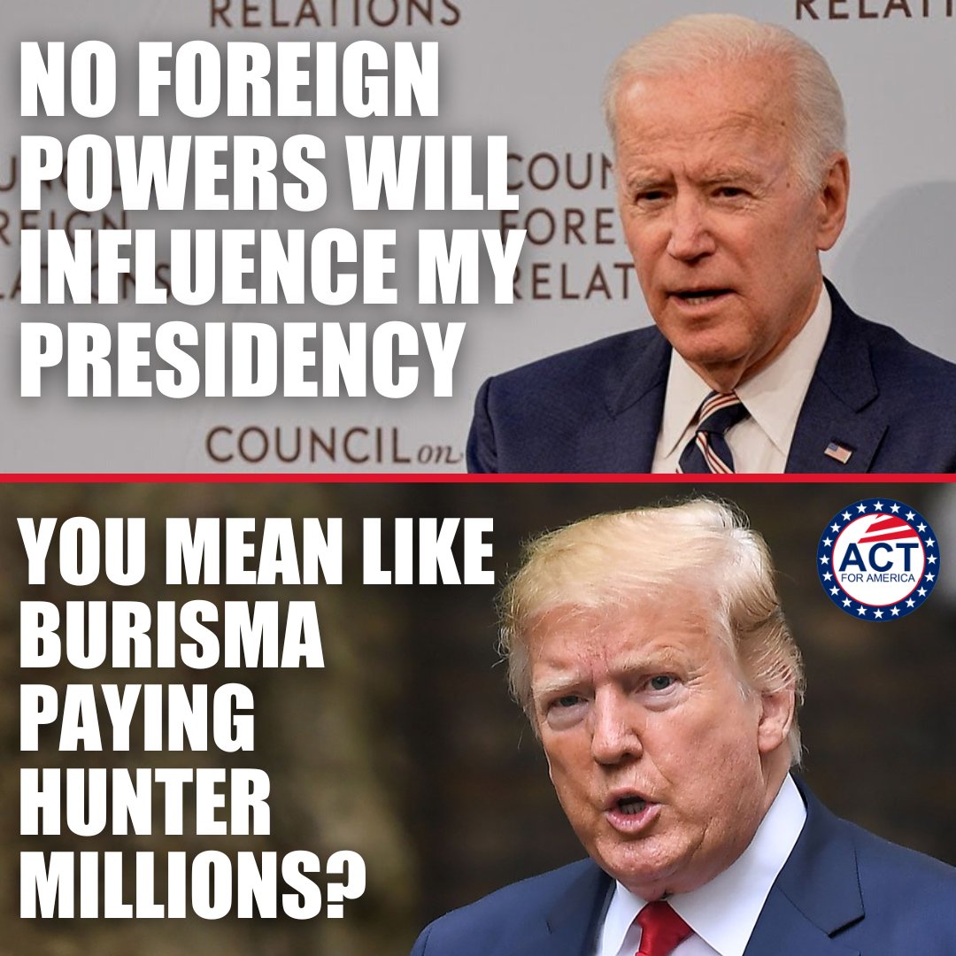 ACTforAmerica's tweet photo. Joe Biden is the most corrupt president in history! https://t.co/KTUomUUEyy
