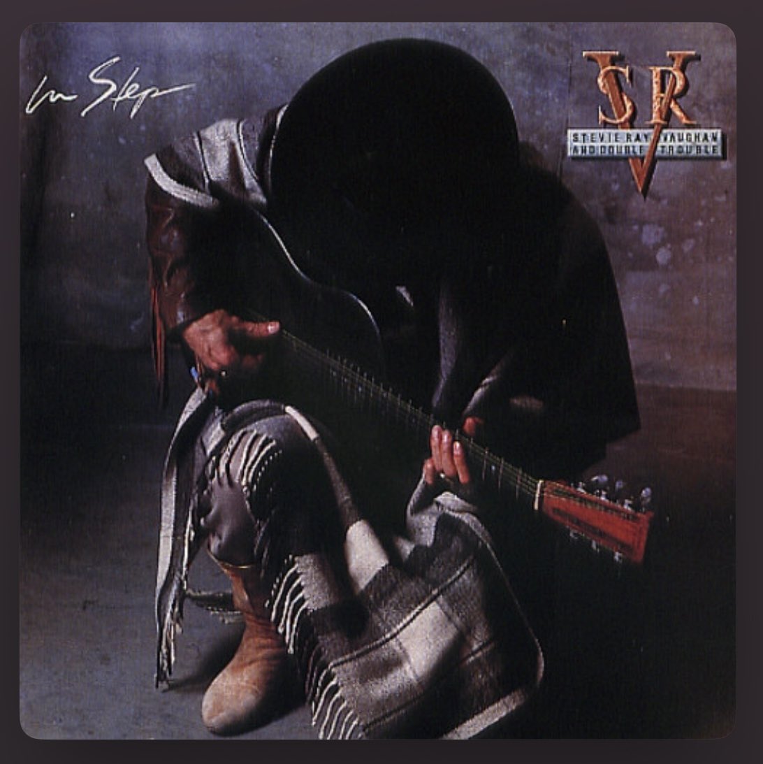 My away from home spotlight album of the week. 

Stevie Ray Vaughan & Double Trouble
In Step 
Studio album 
1989

It’s SRVs 4th and final album with DT before being killed in a Helicopter crash. 
 
Referred to as his “Sober Album” it was a Blues masterpiece.  

#spotlightalbum https://t.co/EMxESEJVB1