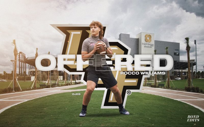 After a great conversation with <a href="/CoachGusMalzahn/">Coach Gus Malzahn</a> , <a href="/CoachHinshaw/">Darin Hinshaw</a> , &amp; <a href="/CoachB_Blackmon/">Brian Blackmon</a> I am honored and blessed to have earned my fourth D1 offer from the University of Central Florida #GoKnights 🙏🏼 thank you Darren <a href="/DJRSwework/">Darren Junior Recruiting Source LLC.</a> for helping me so much &amp; S/o to my parents I love you