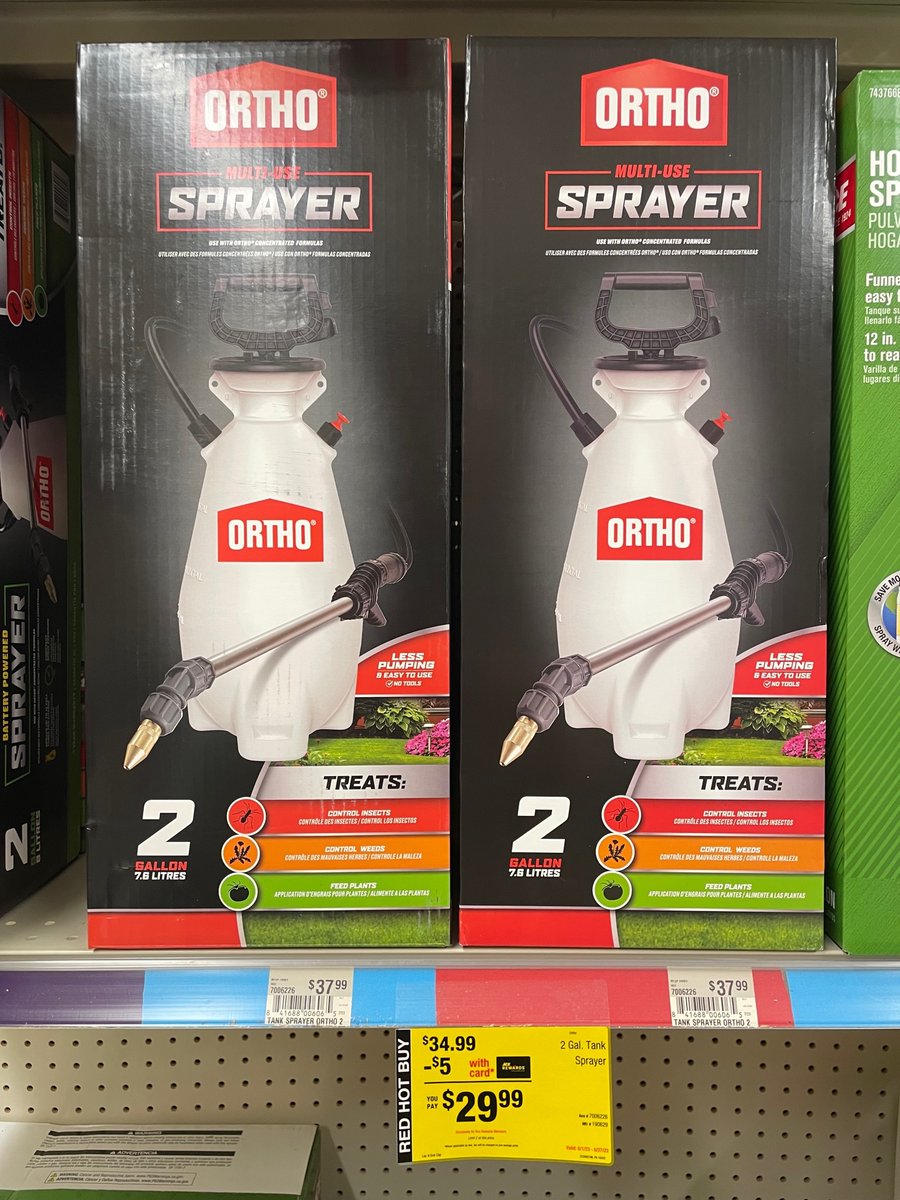 Save an additional $5 with Ace Rewards on this Ortho 2 Gal. Tank Sprayer, through 06/27/23! Stop by Hometown Ace today!

#AceHardware #HometownAceHardware #MyLocalAce #ShopLocal #shophastings #hastingsmn #ortho #sprayer #lawncare #lawnandgarden #weedkiller
