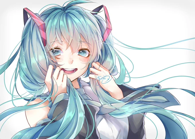 もふっ! ※再掲 #初音ミク #VOCALOID