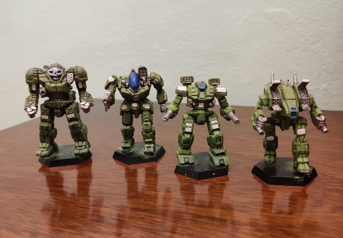 Federated suns lance almost ready for tabletop <a href="/BattletechCom/">BattleTech Community</a> #battletech