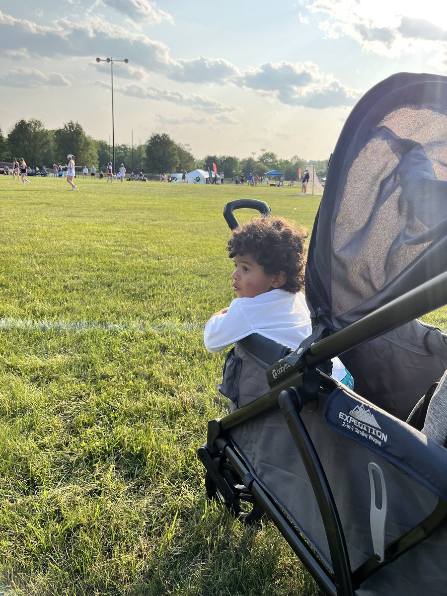Got a visitor at the field this evening!
#lax #recruiting