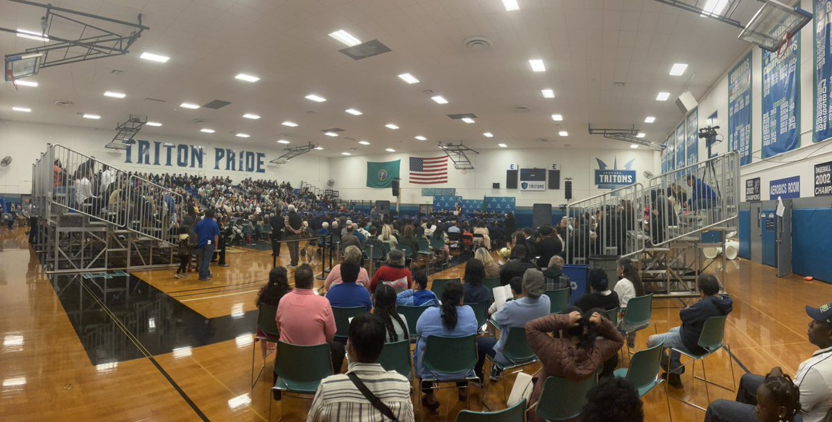 We have another packed house for our second commencement ceremony. #tritonpride