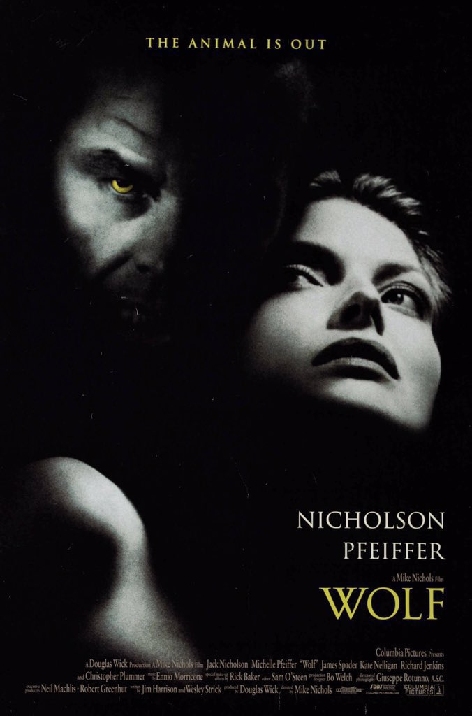 🎬MOVIE HISTORY: 29 years ago today, June 17, 1994, the movie 'Wolf' opened in theaters!

#JackNicholson #MichellePfeiffer #JamesSpader #KateNelligan #RichardJenkins #ChristopherPlummer #EileenAtkins #DavidHydePierce #OmPuri #RonRifkin @DavidSchwimmer #AllisonJanney #LiaChang