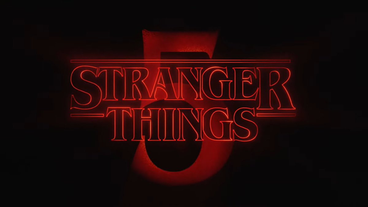 It’s official! The logo for #StrangerThings5 has been revealed!