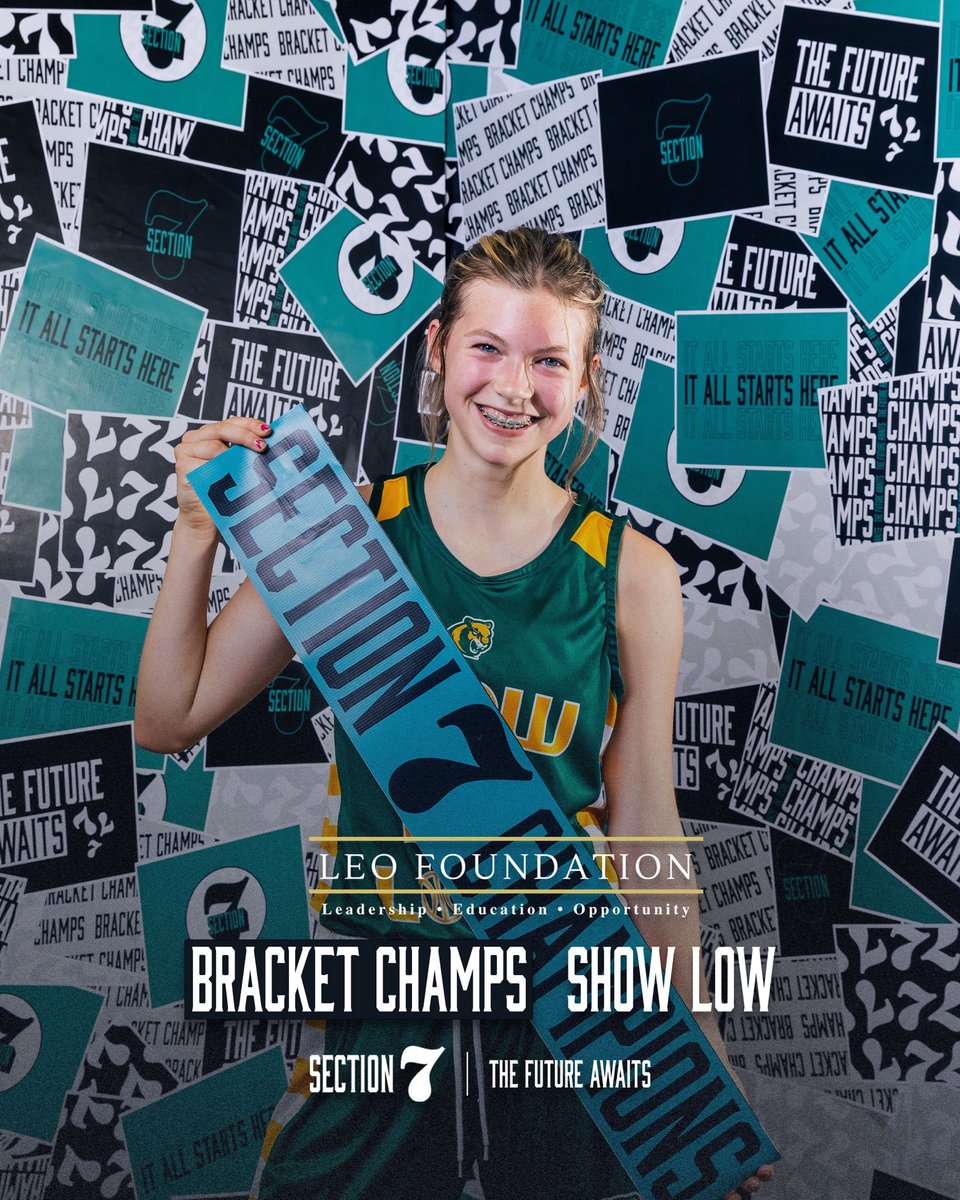 Presenting your Section 7 Leo Foundation Bracket Champs.

Congratulations to <a href="/Showlowsports/">Showlowathletics</a> 🏆

#Section7 | #TheFutureAwaits