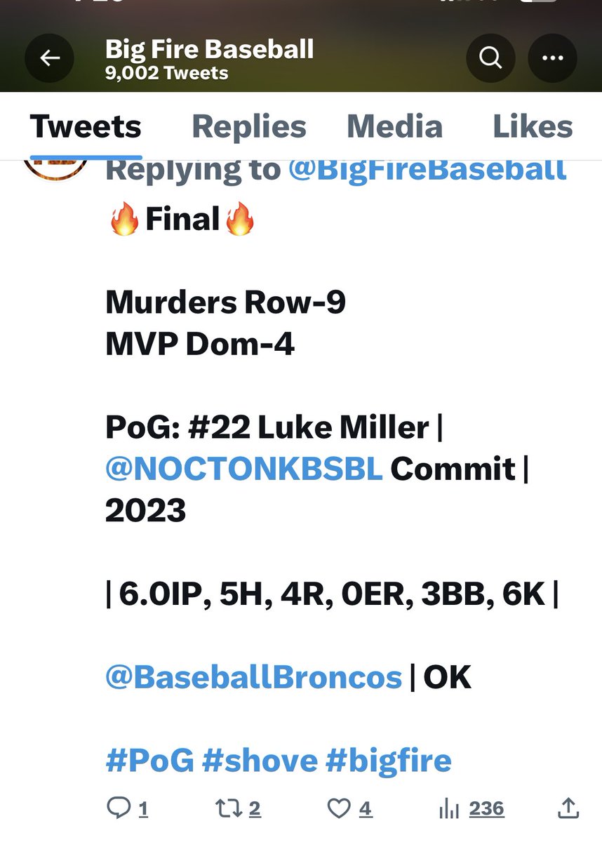 Great to see Luke pitching again for real.  Oh what could have been.  Oh well.  He did great today. Proved he still has it for sure. Shut them down until last inning when they had some unearned runs on three errors and two walks that were….well the strike zone changed a bit. :)