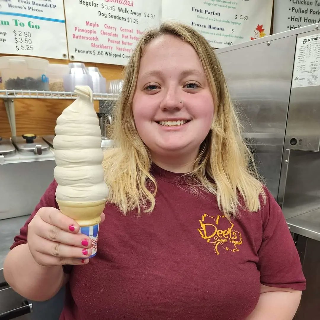deetssugarhouse's tweet photo. Lily's serving peanut butter and chocolate yogurt this weekend. 
#DeetsSugarHouse https://t.co/5BiU5J4heX