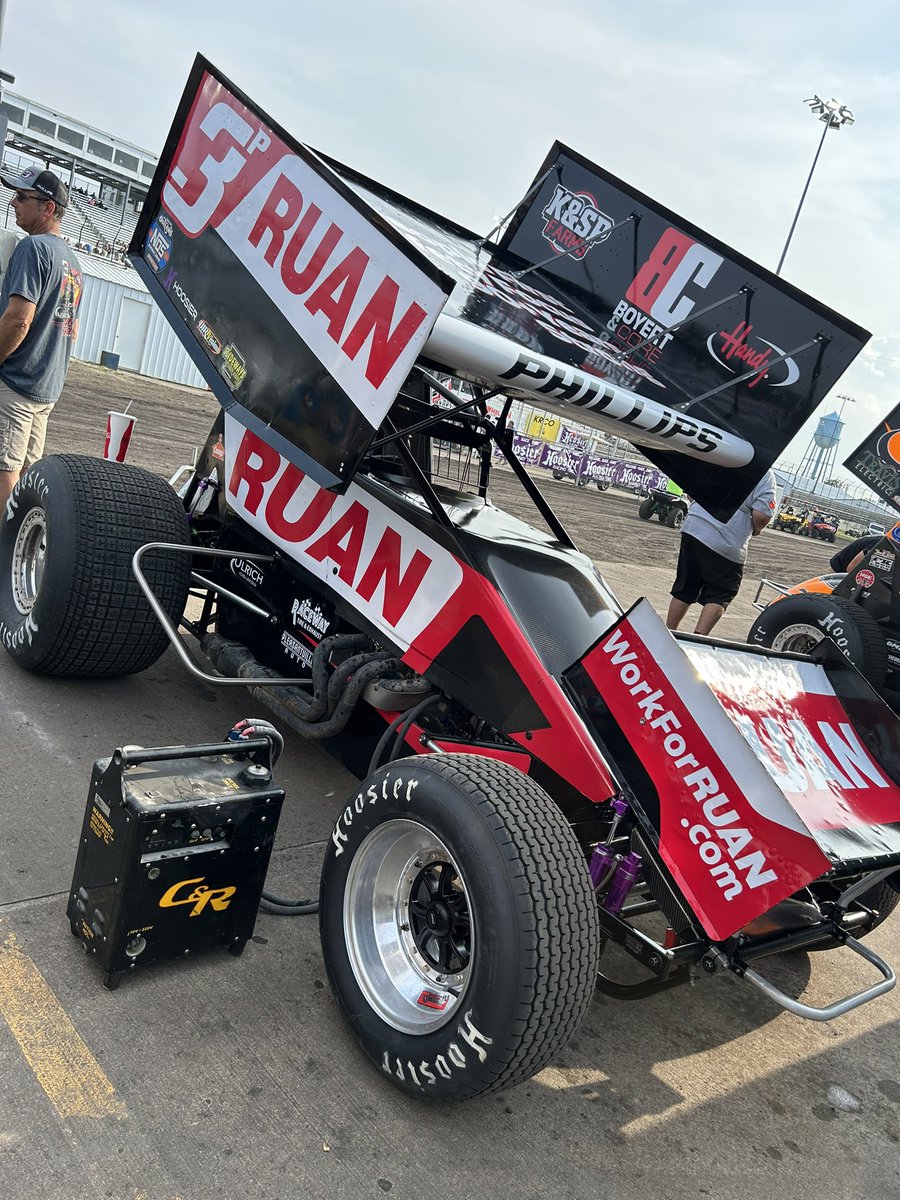 Ready to go <a href="/knoxvilleraces/">Knoxville Raceway</a> with <a href="/RuanTransport/">Ruan</a>