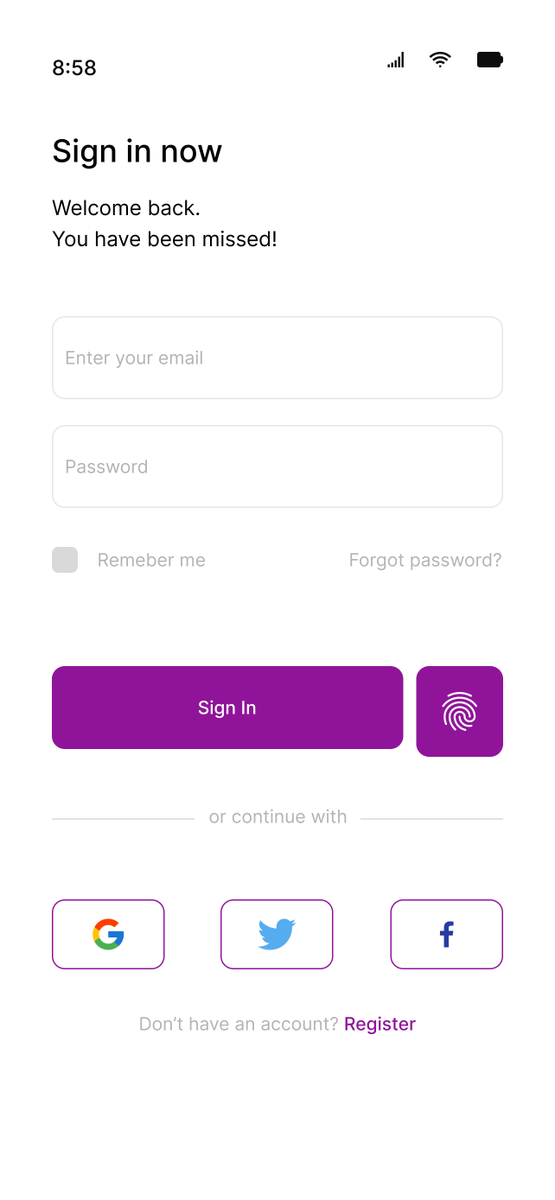 Day 16/30 of the #designclanchallenge #designclanchallenge 
Task was to design a biometric authentication UI, such as fingerprint or facial recognition.