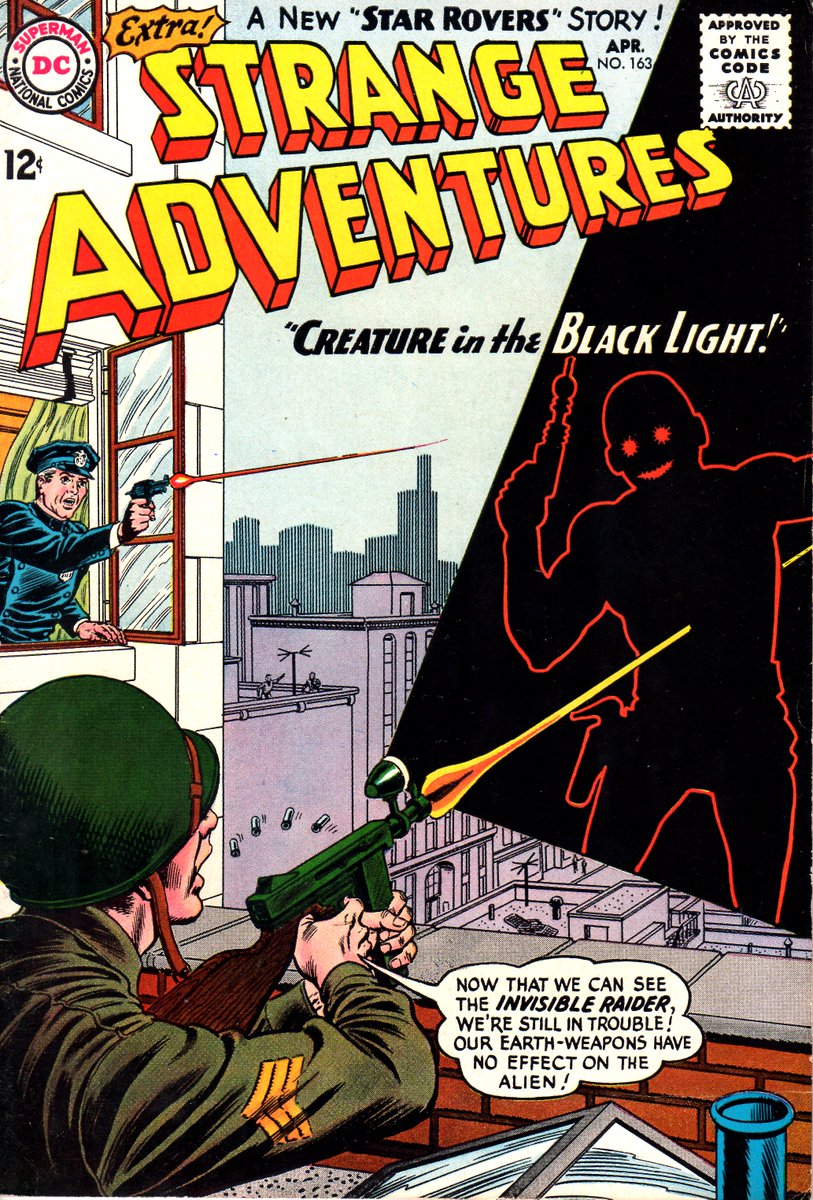 Is there no defense against the 'Creature In The Black Light?' STRANGE ADVENTURES No. 163 SilverAge #comicbooks
2-0565