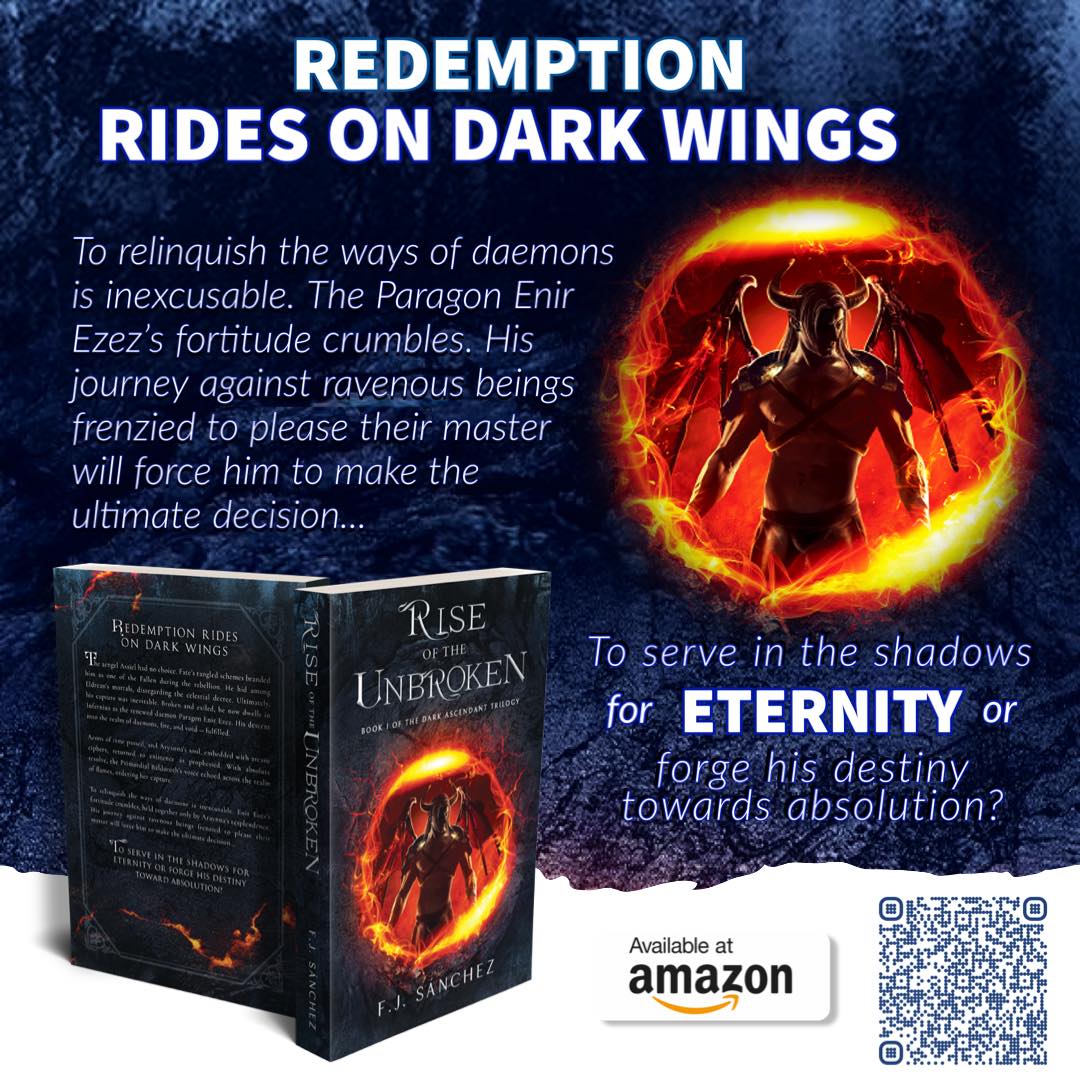 FJ__Sanchez's tweet photo. To relinquish the ways of daemons is inexcusable. Enir Ezez’s journey against ravenous beings frenzied to please their master will force him to make the ultimate decision...

TO SERVE IN THE SHADOWS FOR ETERNITY OR FORGE HIS DESTINY TOWARDS ABSOLUTION?

https://t.co/XRH2HpIjQB https://t.co/gfnxflbACI