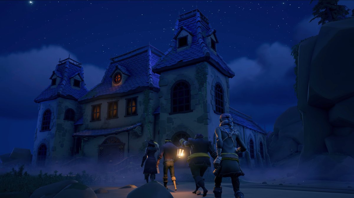 The Governor's mansion on Mêlée Island as it appears in The Secret of Monkey Island (VGA) and in Sea of Thieves.
#monkeyisland #seaofthieves
