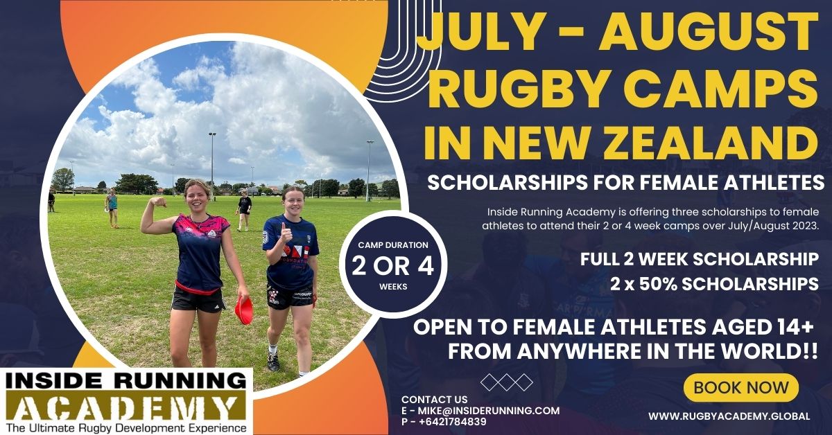 😎😎 SCHOLARSHIPS AVAILABLE 😎😎

2 and 4 week scholarships available for male and female athletes for our July and August camps.

To apply contact me directly on:
Email - mike@insiderunning.com
WhatsApp - +6421784839
