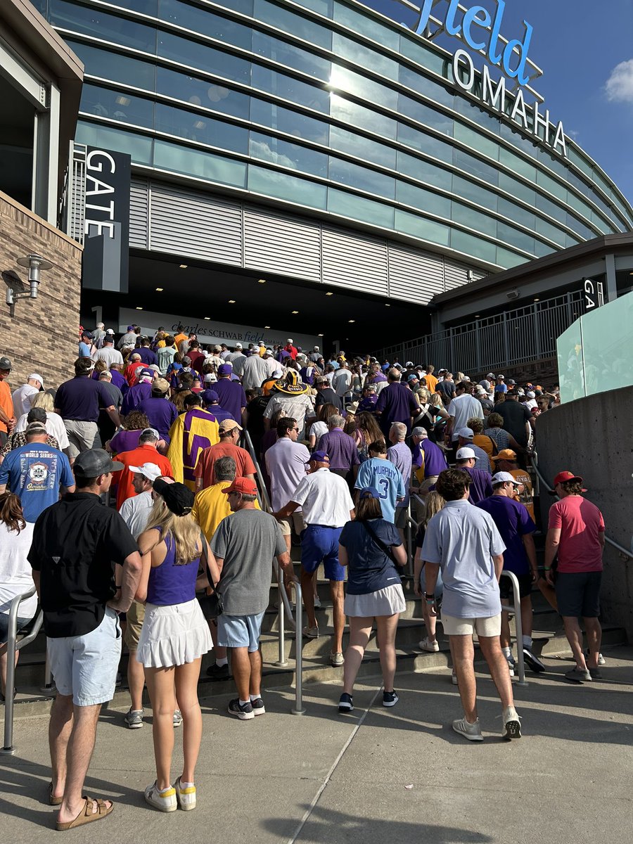 Let’s Go VOLS!! College World Series with my brother.