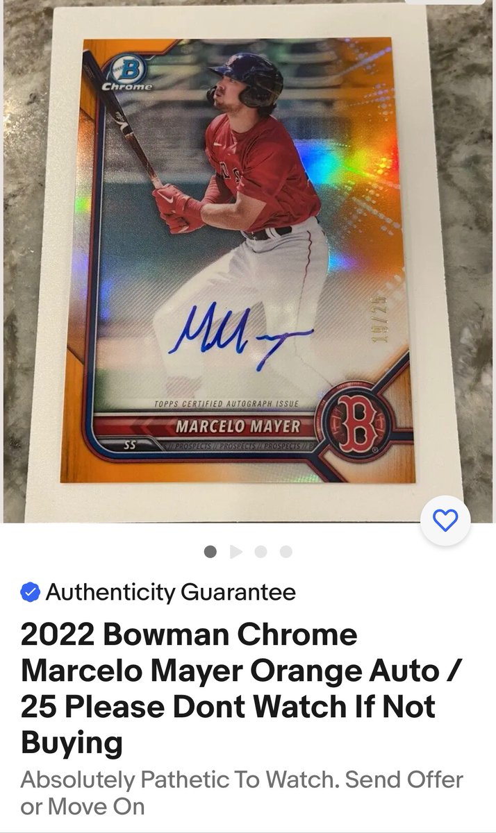 @CardPurchaser am I the only one who thinks this card is going to be sitting on eBay for awhile?