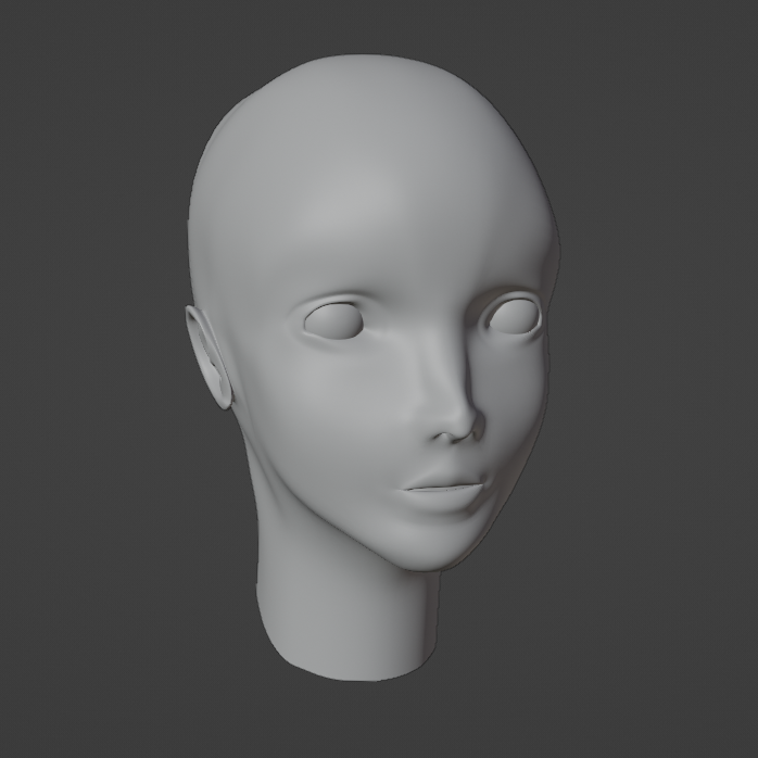 CasterraDev's tweet photo. Got a bit distracted and for some reason modeled a human head. Instead of game assets this week.

It's a little wonky but for my first attempt It went better than I thought it would.

#screenshotsaturday #blender #blender3d #gamedev #indiedev https://t.co/WEdyYgDaJQ