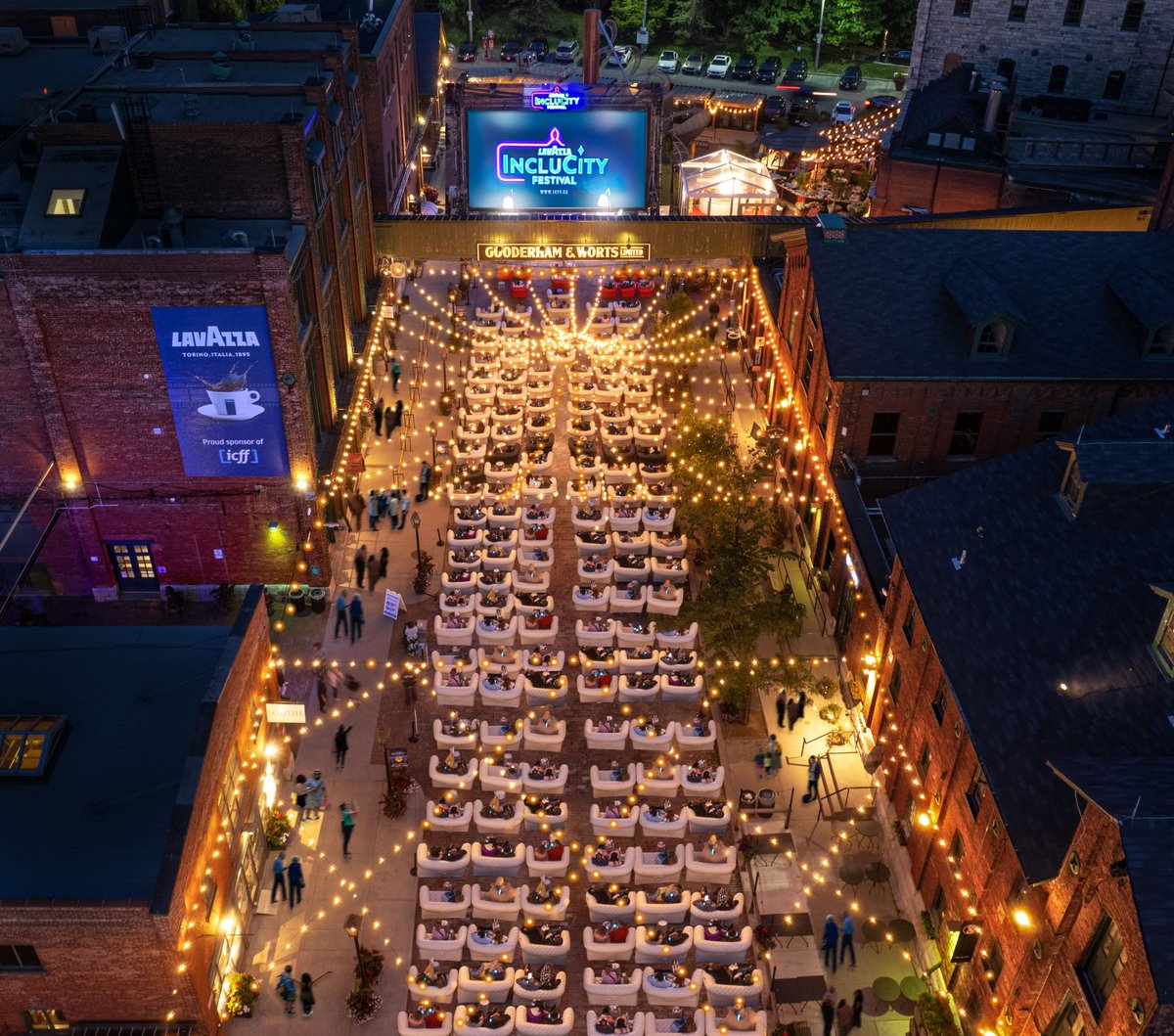 spaikin's tweet photo. The @lavazzagroup IncluCity Festival is back and looks good. 🎬 From June 27 to July 21, they're showing films from 25 countries in the @DistilleryTO District. Here's the lineup: https://t.co/dJaVHZVuEJ #LavazzaIncluCityFestival #ICFF2023 #CinemaUnderTheStars #movies https://t.co/bABCQsIxig