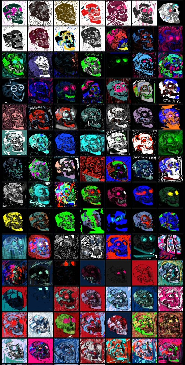 Too many scams 💀
Not enough art