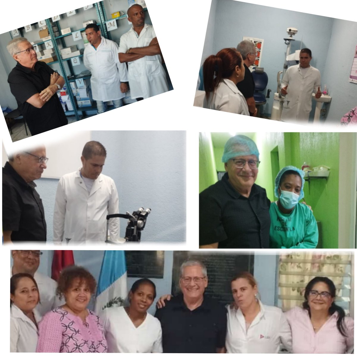 Excelente encuentro de la Dirección de la Misión Estatal Cubana en Guatemala con la Brigada de Operación Milagro.
Se ratifica el compromiso de seguir trabajando con dedicación y entrega por el pueblo de Guatemala.
#NoMasBloqueo
#CubaPorLaSalud 
#MejorEsPosible