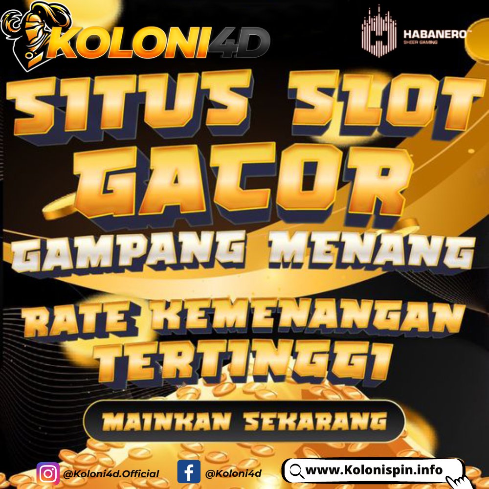 KOLONI4D situs GAME SLOT Gacor  Rekomendasi : Young Lex  #Koloni4d #slotgacorhariini #gameslotgacor #slotonline #slotjitu #menangslot #slotpg #SlotXO #situsslot #vidioslot #liveslot #bandarsbobet #casinoonline #bonusslot #mixparlay #bandartogelonline #vidioviral #SLOTH