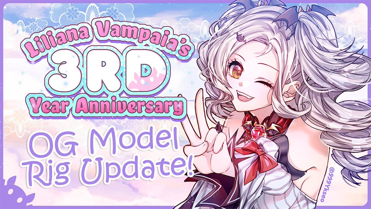 lilianavampaia's tweet photo. Lili has been a vtuber for 3 years! Time to bring back the OG model for a spin ✨✨

Date: 18/6/23
Time: 9pm (gmt+8)
Link: https://t.co/uOlYkkFXTj https://t.co/s703hVyeB6